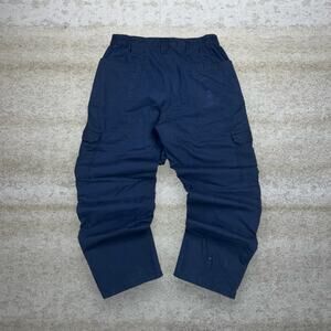 Vintage 90s Propper Tactical Pants 34x30 Baggy Navy Blue Cargos Double Knees